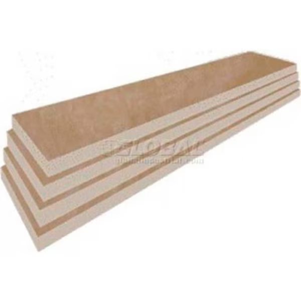 Slatwall Birch Shelves, 3/4